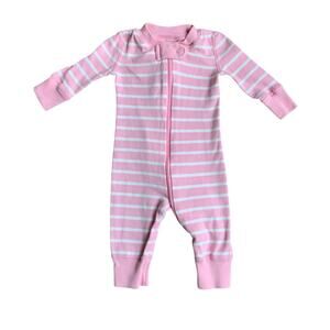 Hanna Andersson Organic Rose Pink Striped Night Night Sleeper